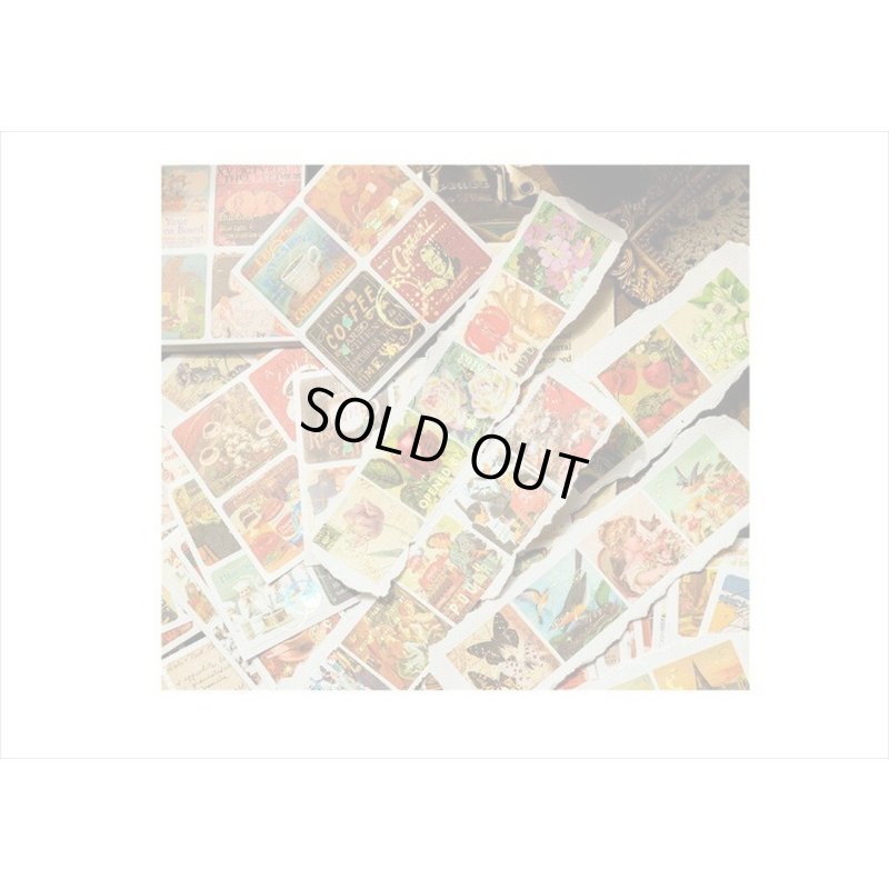 画像15: 箔押し☆和紙シール帳＊花の妖精＊カット入り＊柄違い＊20シート＊海外製