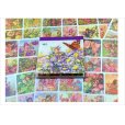 画像1: 箔押し☆和紙シール帳＊花の妖精＊カット入り＊柄違い＊20シート＊海外製 (1)