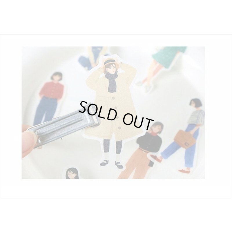 画像6: STREET40＊パープル＊人物＊和紙シール＊40枚♪＊海外製