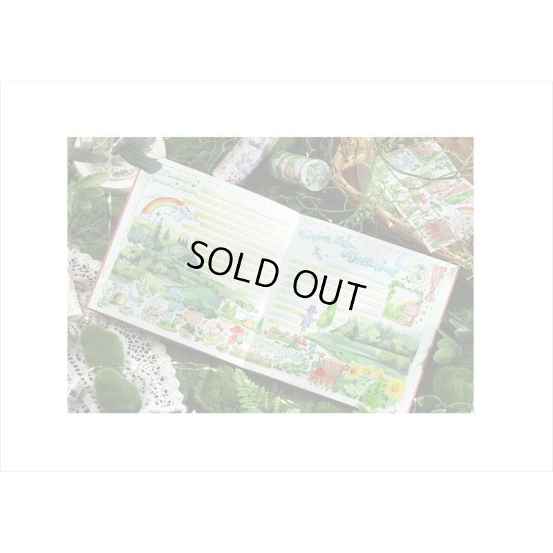 画像13: ラブリーベア💓＊グリーン・森の中＊箔押し＊幅広＊マスキングテープ＊はく離式＊海外マステ