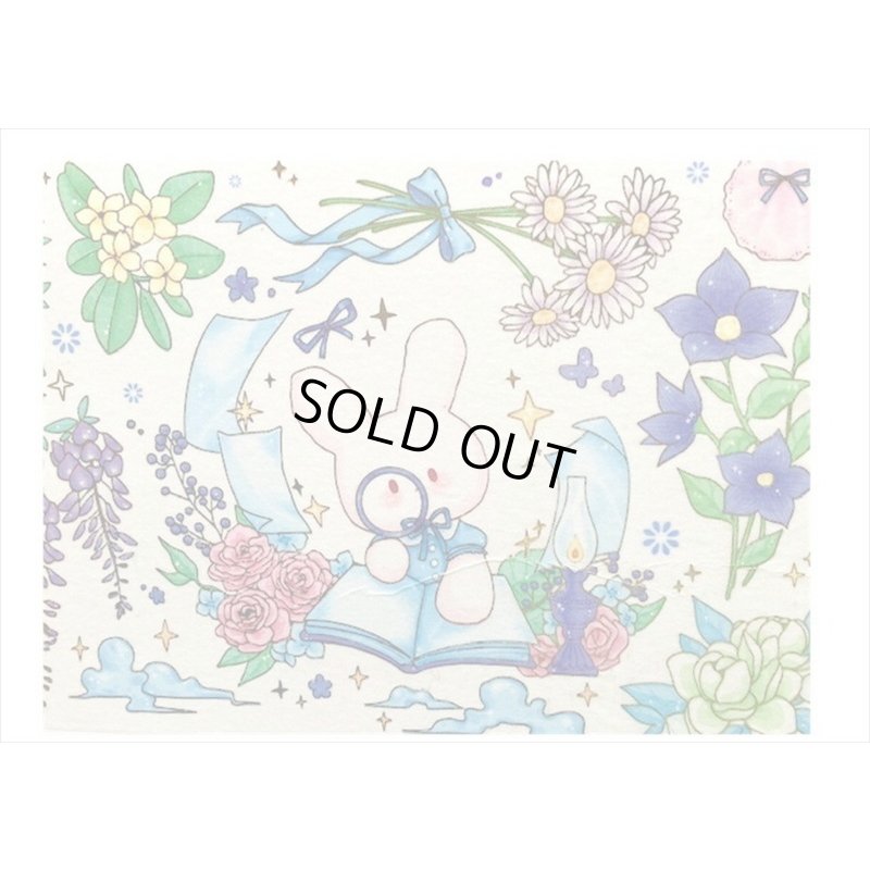 画像4: ラブリーベア💓＊ブルー・花ことば＊箔押し＊幅広＊マスキングテープ＊はく離式＊海外マステ