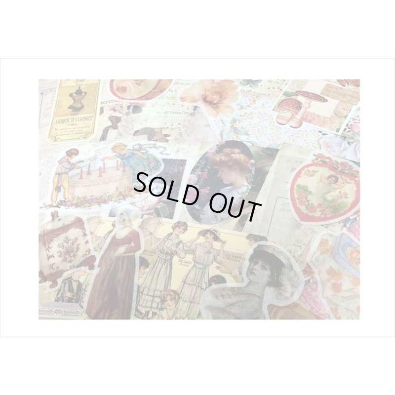 画像4: パッケージがオシャレな素材100点セット＊日暮＊ペーパー＆シール＊海外製