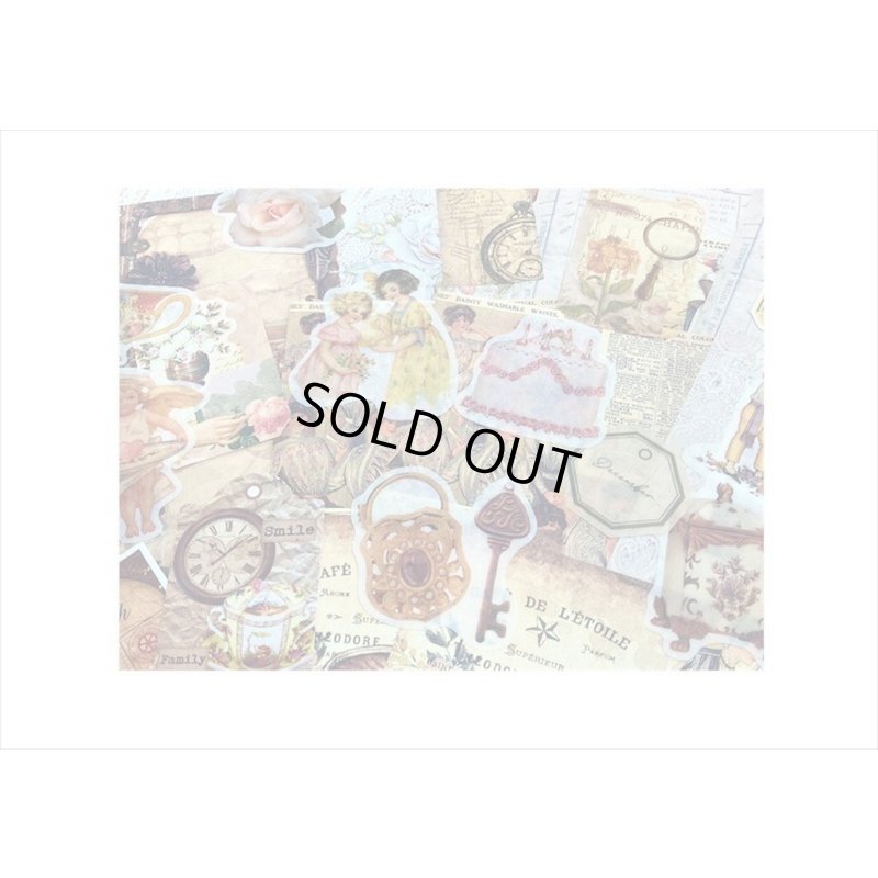 画像3: パッケージがオシャレな素材100点セット＊日暮＊ペーパー＆シール＊海外製