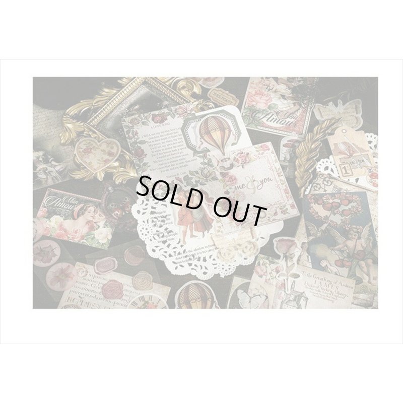 画像8: パッケージがオシャレな素材100点セット＊ロマン＊ペーパー＆シール＊海外製