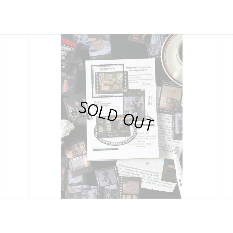 画像12: 過去＊ミニサイズ＊柄違い＊和紙シール＊50枚＊海外製