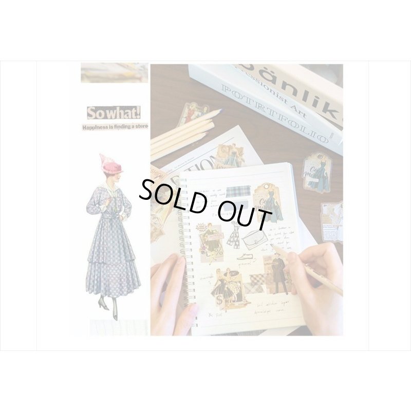 画像13: 防水＊PETシール＊ピンク＊ファッションモデル＊30枚♪＊海外製