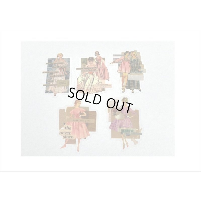 画像7: 防水＊PETシール＊ピンク＊ファッションモデル＊30枚♪＊海外製