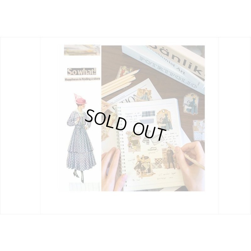 画像13: 防水＊PETシール＊レッド＊ファッションモデル＊30枚♪＊海外製