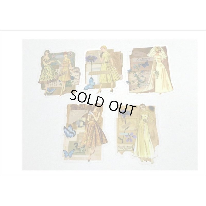 画像7: 防水＊PETシール＊イエロー＊ファッションモデル＊30枚♪＊海外製