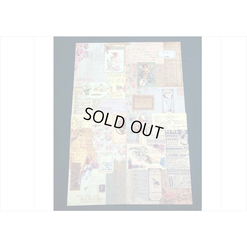 画像6: 3種の素材紙＊天使＊ペーパーとシールのセット＊21点＊海外製