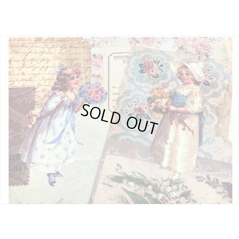 画像4: 3種の素材紙＊天使＊ペーパーとシールのセット＊21点＊海外製