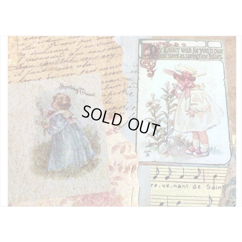 画像3: 3種の素材紙＊天使＊ペーパーとシールのセット＊21点＊海外製