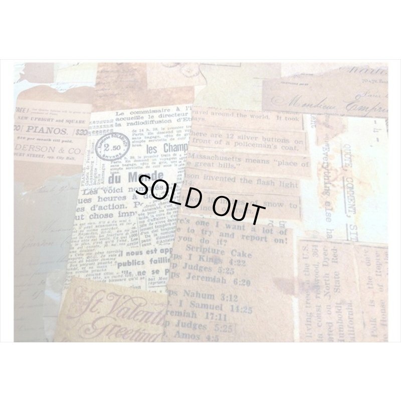 画像3: 3種の素材紙＊レター＊ペーパーとシールのセット＊21点＊海外製