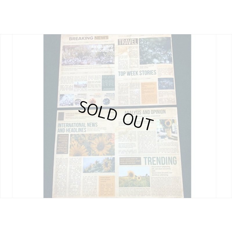 画像4: A5サイズのペーパーセット＊ひまわり＊ペーパーとシール＊12枚＊海外製