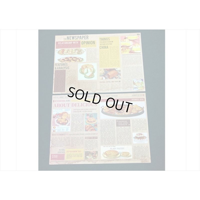 画像5: A5サイズのペーパーセット＊デザート＊ペーパーとシール＊12枚＊海外製