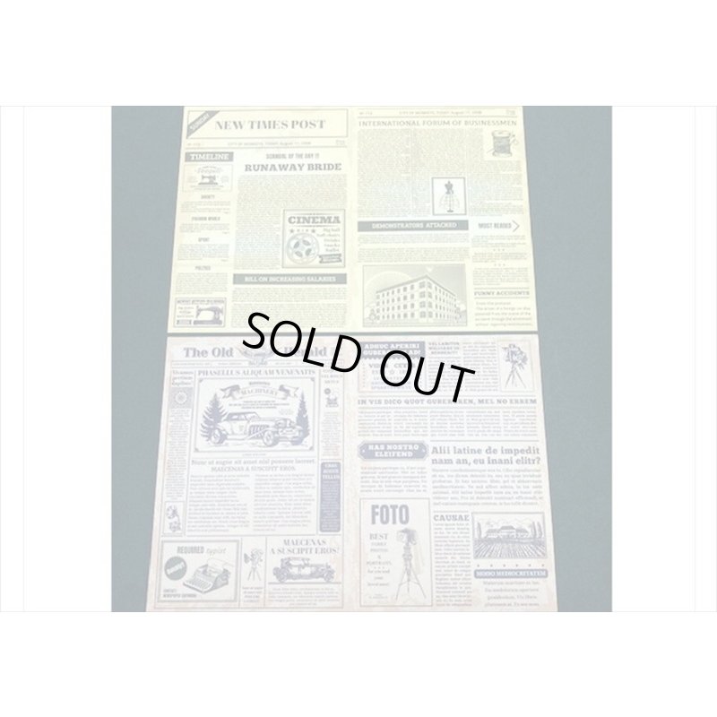 画像5: A5サイズのペーパーセット＊レトロアイテム＊ペーパーとシール＊12枚＊海外製