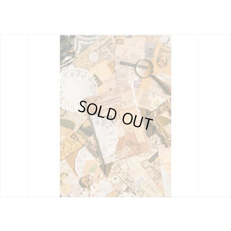 画像9: 3種の素材紙＊世界旅行＊ペーパーとシールのセット＊21点＊海外製