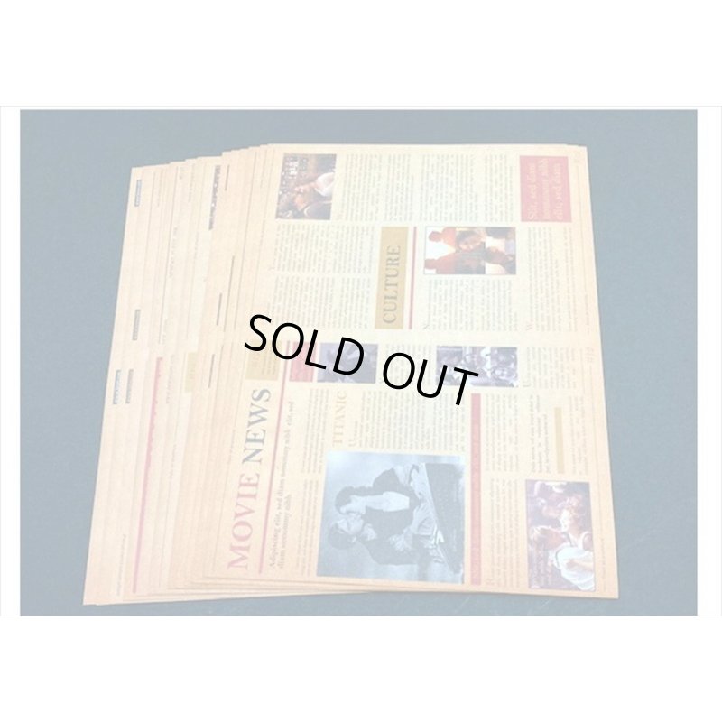 画像6: A5サイズのペーパーセット＊映画＊ペーパーとシール＊12枚＊海外製