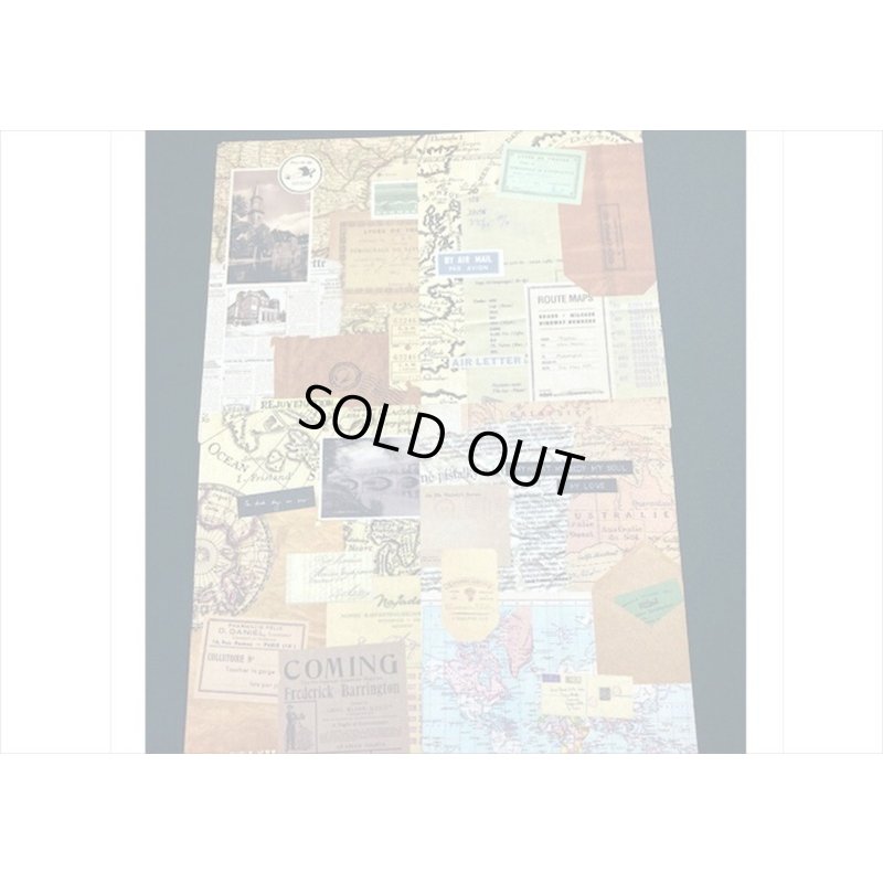 画像6: 3種の素材紙＊世界旅行＊ペーパーとシールのセット＊21点＊海外製