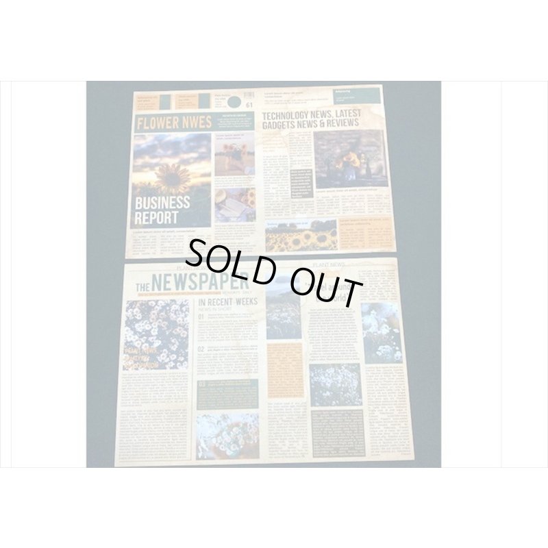 画像5: A5サイズのペーパーセット＊ひまわり＊ペーパーとシール＊12枚＊海外製