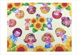 厚紙＊コラージュペーパー＊ひまわり＊着せ替え人形＊オリジナル