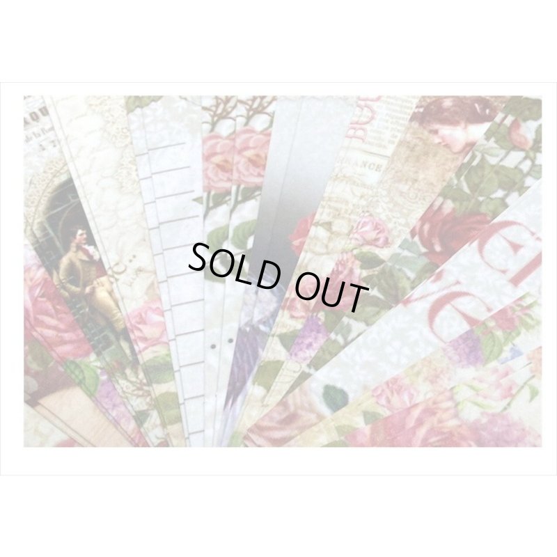 画像4: ちっちゃい洋書みたい♪バラ日記＊3サイズのシール＊100枚＊和紙シール＊海外製