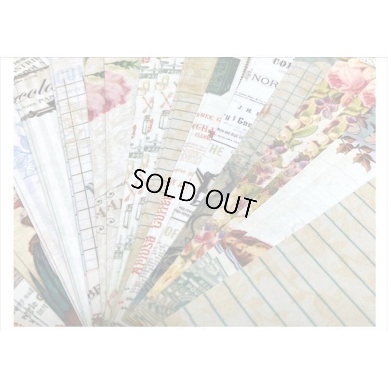 画像4: ちっちゃい洋書みたい♪アフタヌーンティ＊3サイズのシール＊100枚＊和紙シール＊海外製