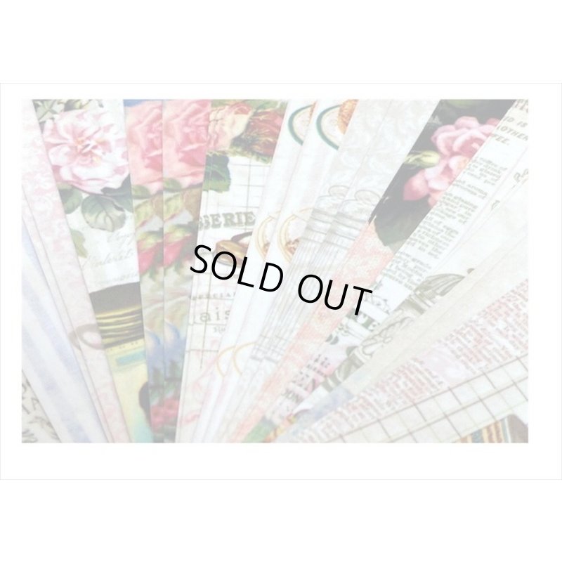 画像5: ちっちゃい洋書みたい♪アフタヌーンティ＊3サイズのシール＊100枚＊和紙シール＊海外製