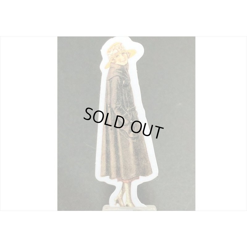 画像7: レトロ＊ファッションモデル＊ブラック ＊ダイカット：和紙シール＊40枚♪＊海外製