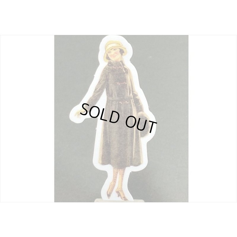 画像4: レトロ＊ファッションモデル＊ブラック ＊ダイカット：和紙シール＊40枚♪＊海外製