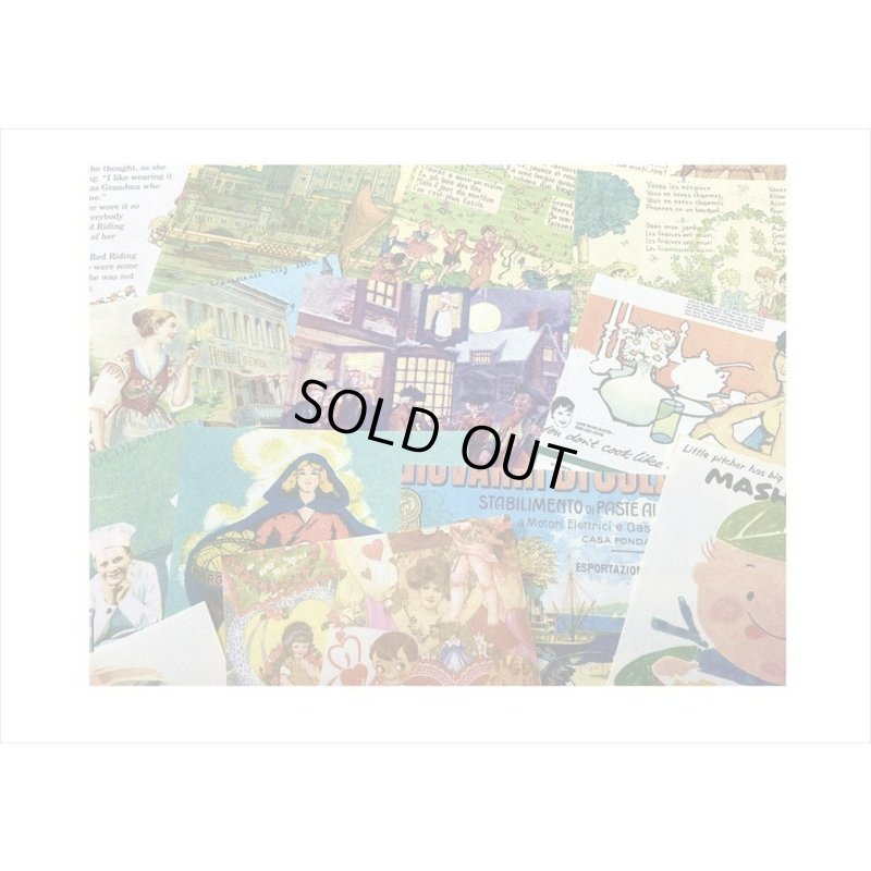 画像7: 赤い箱♪レトロ＊素材＊100点セット＊海外製