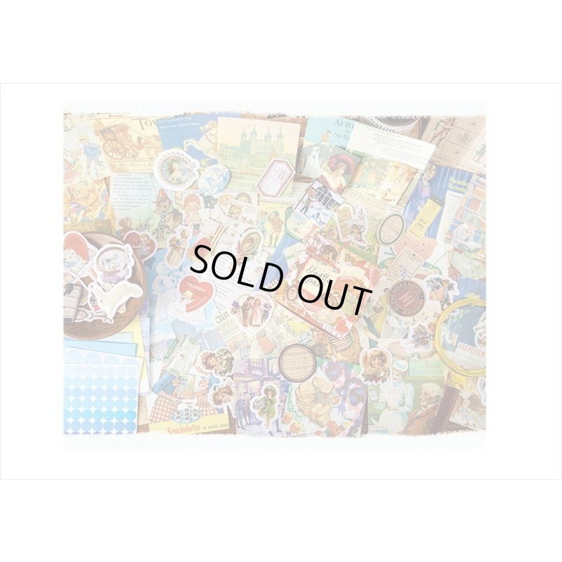 画像13: 赤い箱♪レトロ＊素材＊100点セット＊海外製