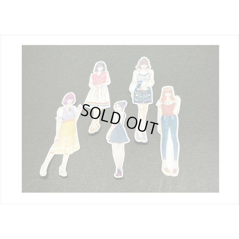 画像7: 19人の女の子＊ダイカットシール＊19枚＊海外製