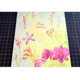 ★在庫一掃　処分品★　FRONTIA　花柄　 ノート(便箋)