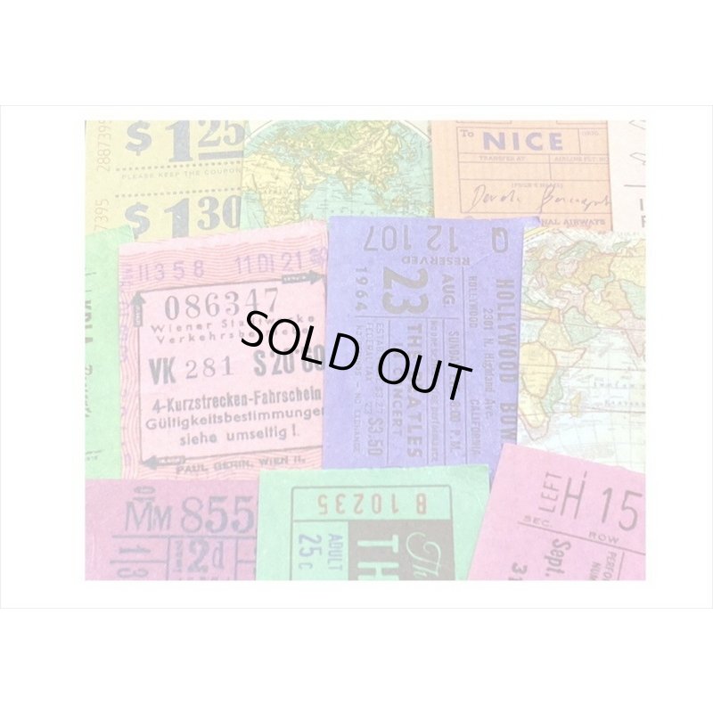 画像4: ちび＊中厚ペーパーセット＊チケット＊100枚＊海外製