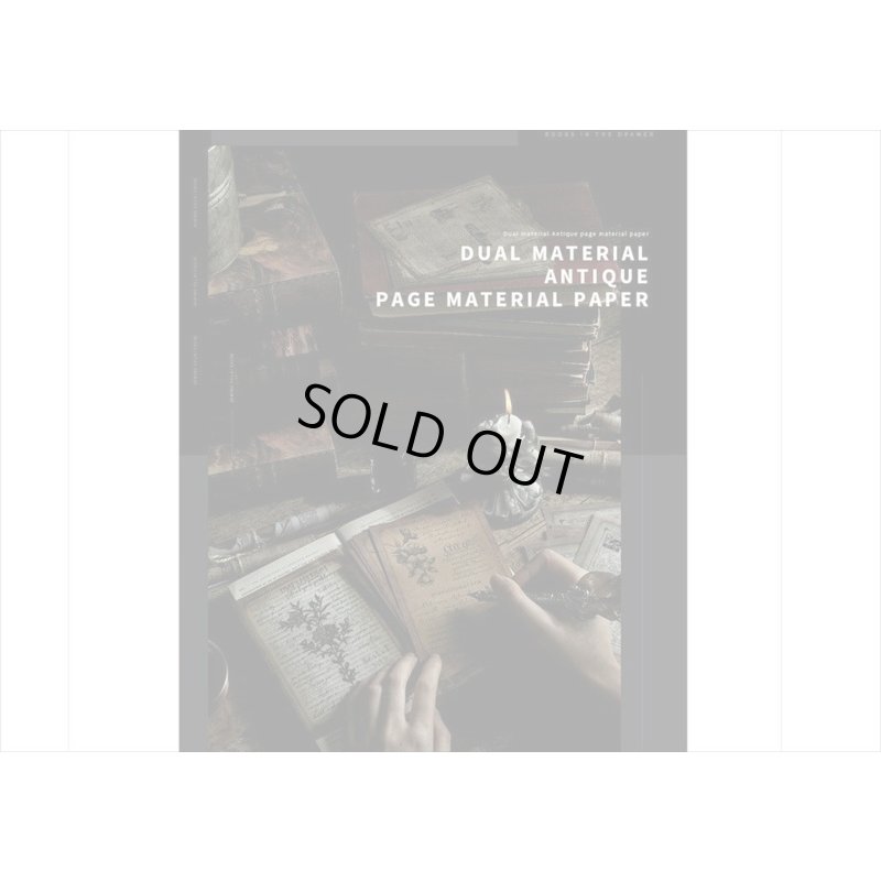 画像13: 2種のアンティークなペーパーセット＊山の月夜＊30枚＊海外製