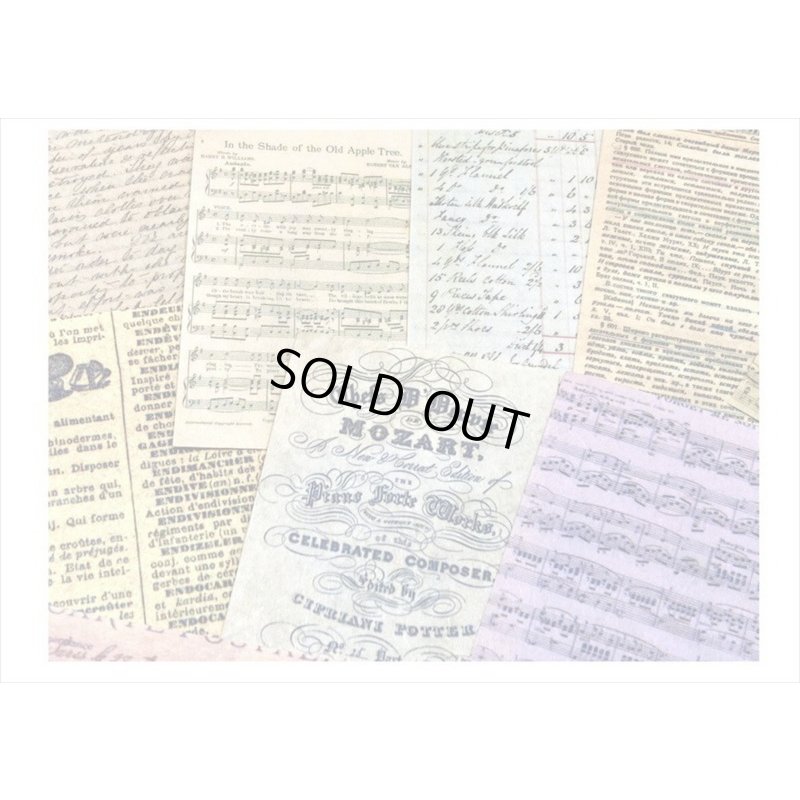 画像4: ちび＊中厚ペーパーセット＊ノスタルジック＊100枚＊海外製