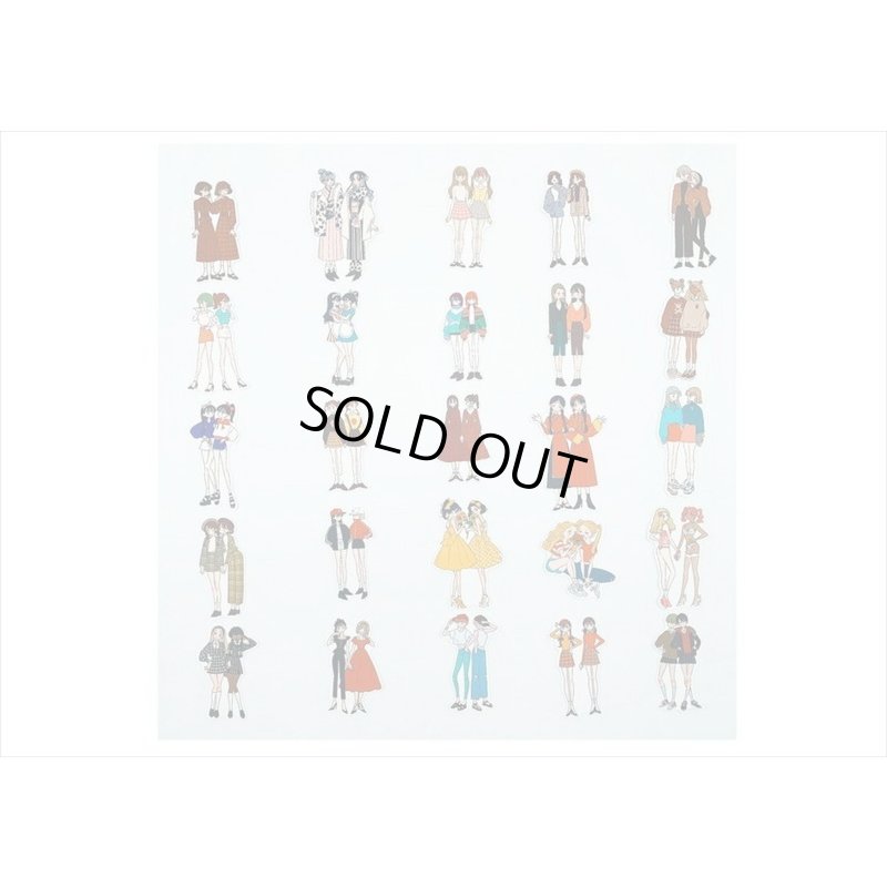 画像18: 仲良し2人組＊ダイカットシール＊50枚＊海外製