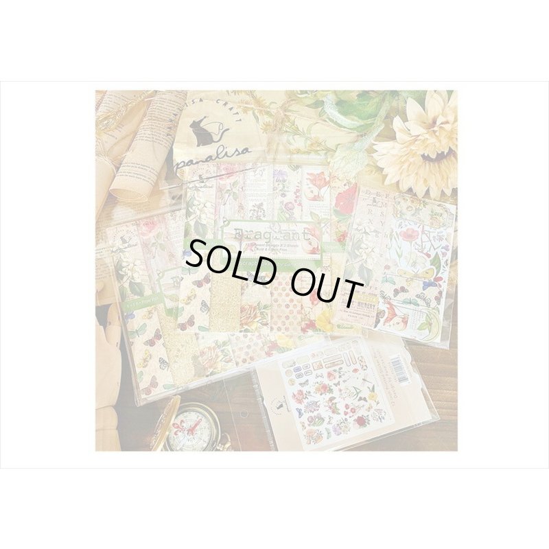 画像6: 紙モノ好きにはたまらない＊Fragrant＊パターンペーパー＊24枚＊海外製