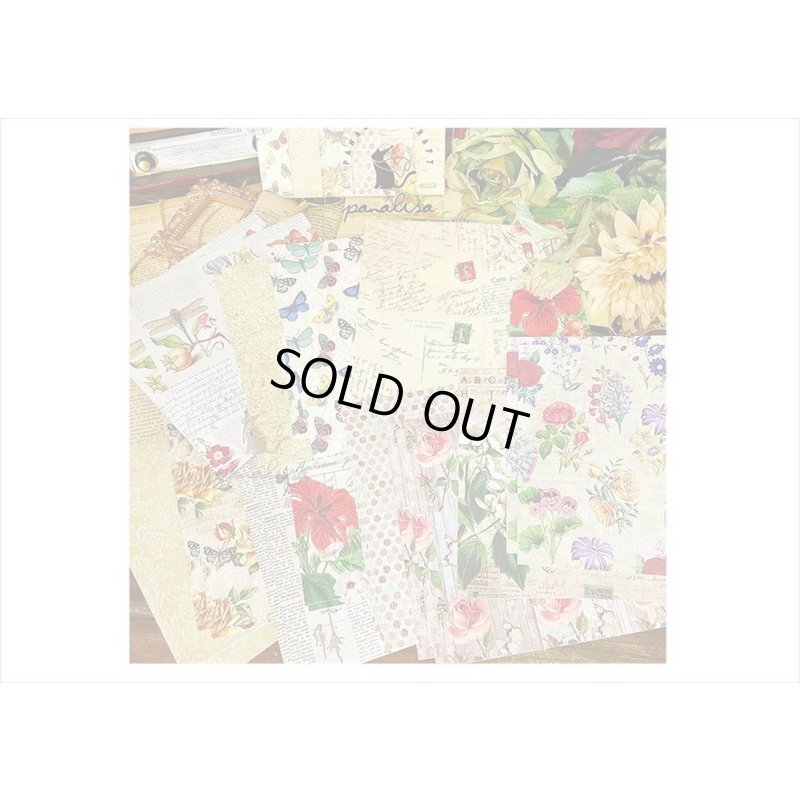 画像5: 紙モノ好きにはたまらない＊Fragrant＊パターンペーパー＊24枚＊海外製