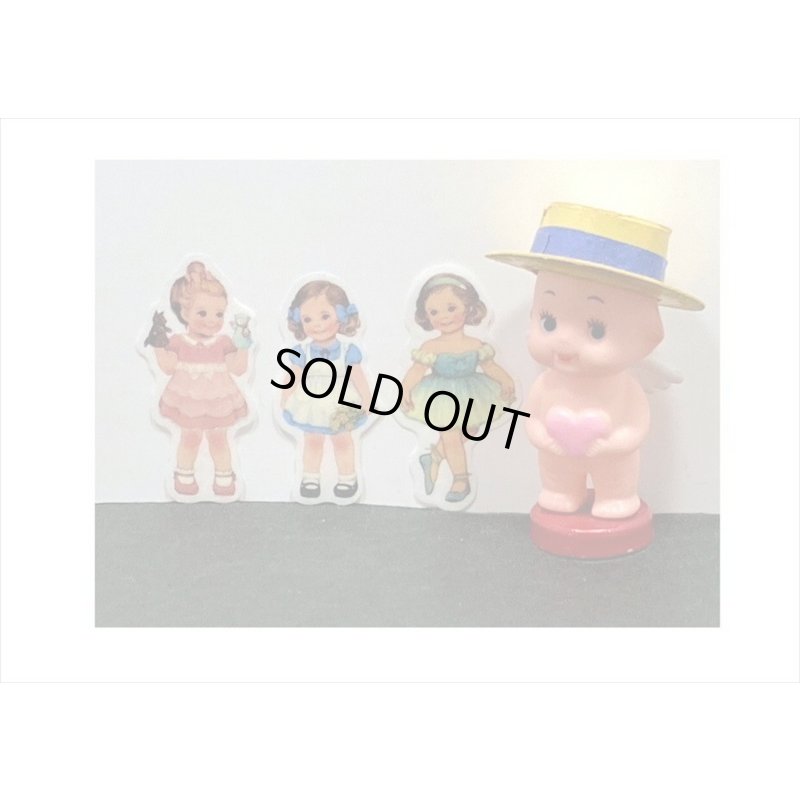 画像3: 40枚＊お人形＊和紙シール＊ダイカット＊海外製