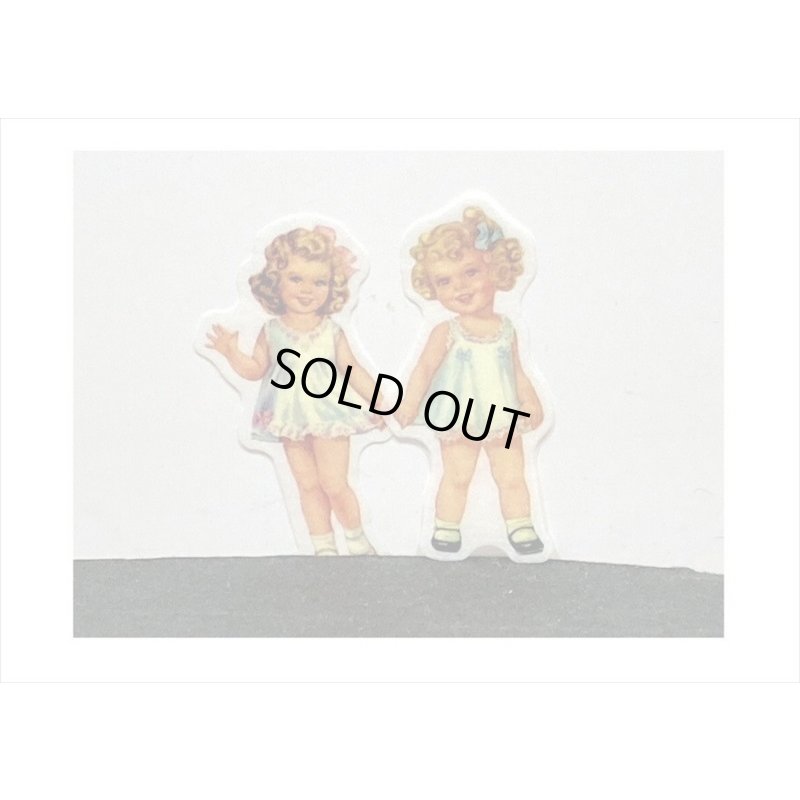 画像5: 40枚＊お人形＊和紙シール＊ダイカット＊海外製