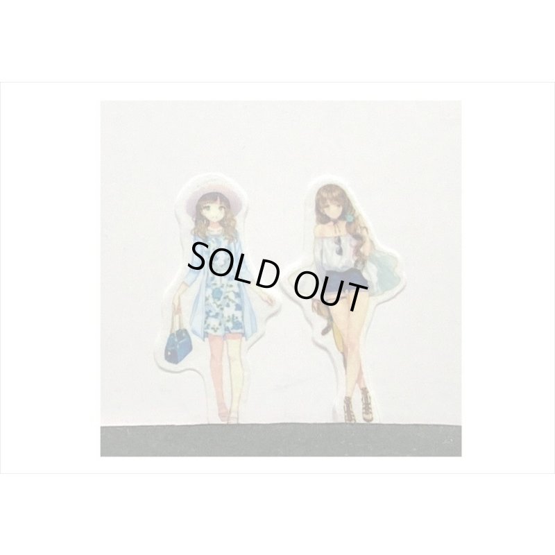 画像5: 40枚＊ネコ娘＊和紙シール＊ダイカット＊海外製