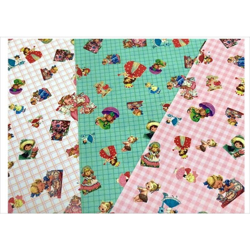 画像4: New♪折り紙＊レトロガール＊ミニコラージュペーパー＊オリジナル