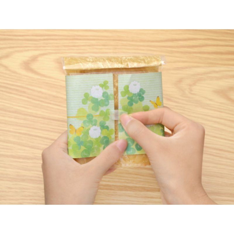 画像9: ◆在庫一掃　処分品◆　小　「LEAVES」　noshi  note　巻くだけラッピング　のしノート