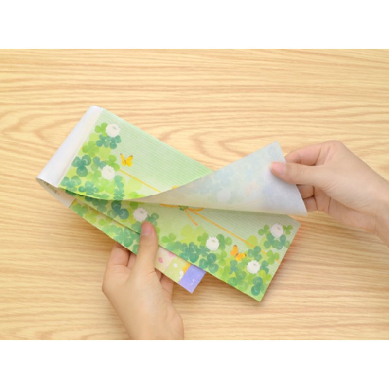 画像6: ◆在庫一掃　処分品◆　小　「LEAVES」　noshi  note　巻くだけラッピング　のしノート