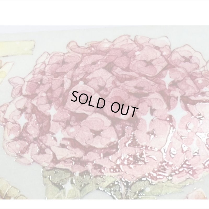 画像3: 試験管と紫陽花＊特殊インク＊はく離式＊新七天＊海外マステ＊クリックポスト不可