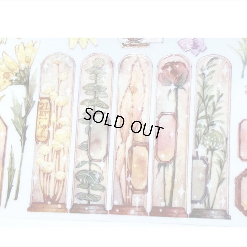 画像6: 試験管とマーガレット＊特殊インク＊はく離式＊新七天＊海外マステ＊クリックポスト不可