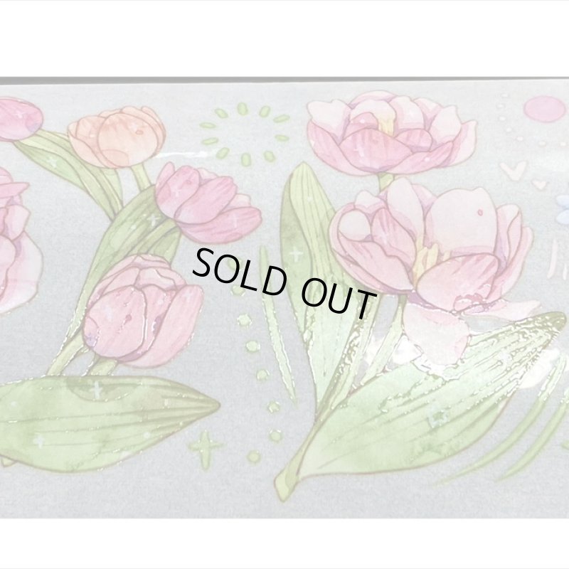 画像6: チューリップ＊特殊インク＊はく離式＊新七天＊海外マステ＊クリックポスト不可