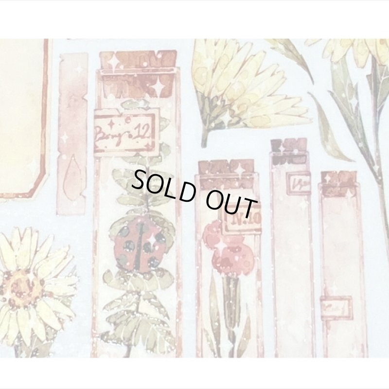 画像7: 標本＊特殊インク＊はく離式＊新七天＊海外マステ＊クリックポスト不可